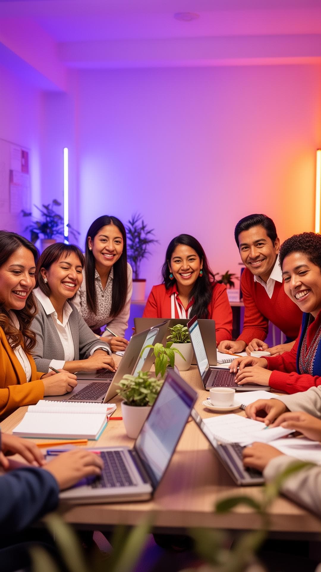 Comunidad de docentes peruanos colaborando